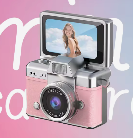 Bijoucam mini retro camera, Pink
