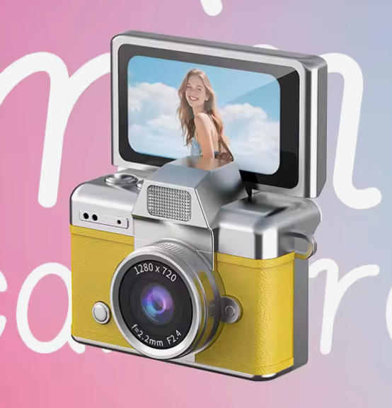 Bijoucam mini retro camera, Yellow