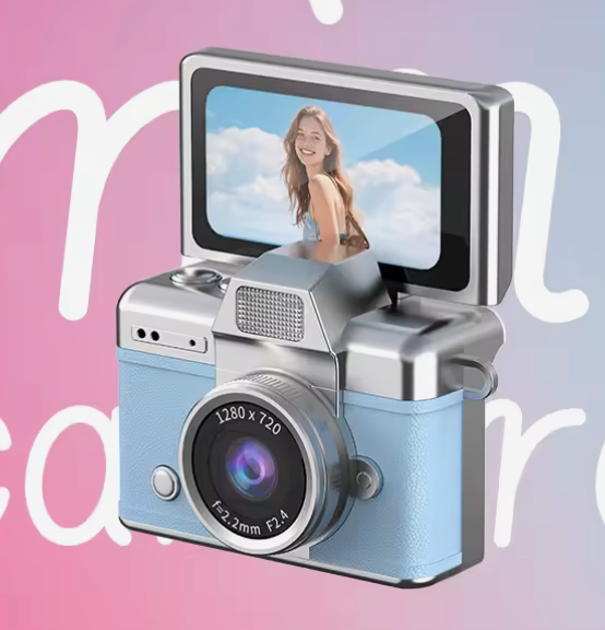 Bijoucam mini retro camera, Blue