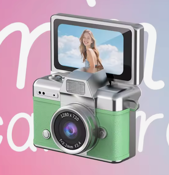 Bijoucam mini retro camera, Green