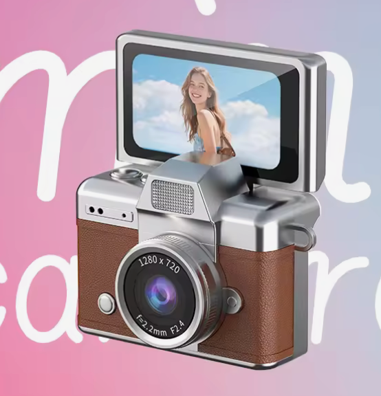 Bijoucam mini retro camera, Brown
